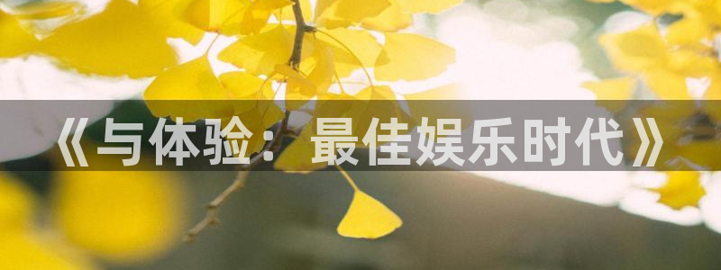万向娱乐注册登录：《与体验：最佳娱乐时代》